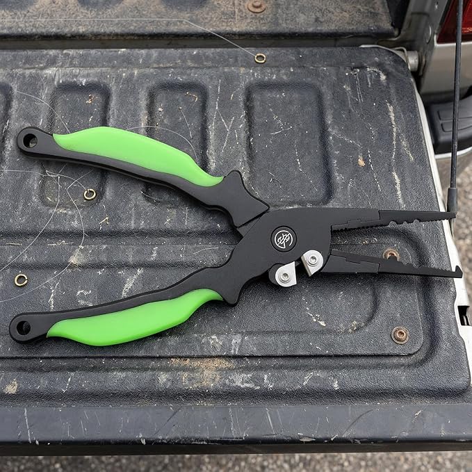 Googan Squad Fishing Tools - Aluminum Pliers, Stainless Steel Fillet Knife, Digital Fish Scale and Tackle Kit for Freshwater and Saltwater Anglers