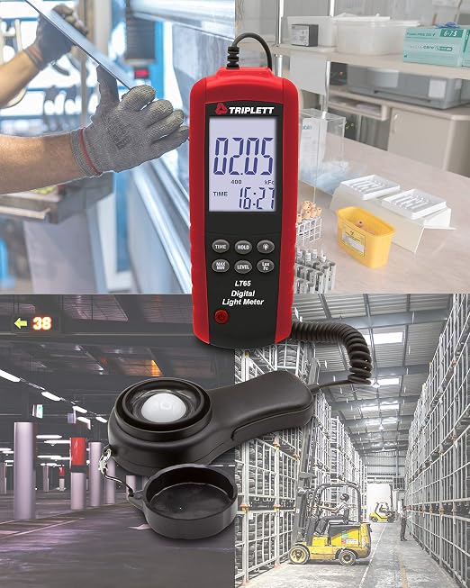 Triplett LT65 Digital Illuminance/Light Meter up to 400,000 Lux / 40,000 Fc
