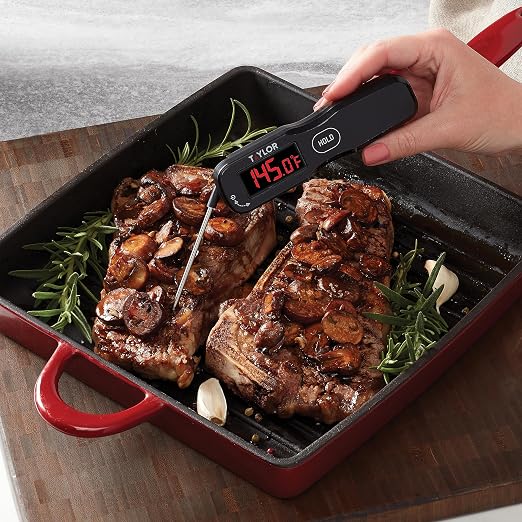 Taylor 3-Piece Kitchen and Food Thermometer Set - Digital, Analog Meat, Oven Thermometers