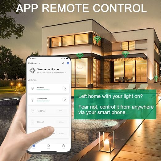 3 Way Smart Dimmer Switch by Martin Jerry | Touch Trailing Edge 4 Way Smart Dimmer Switch, SmartLife App, Compatible with Alexa as WiFi Light Switch Dimmer, Works with Google Home