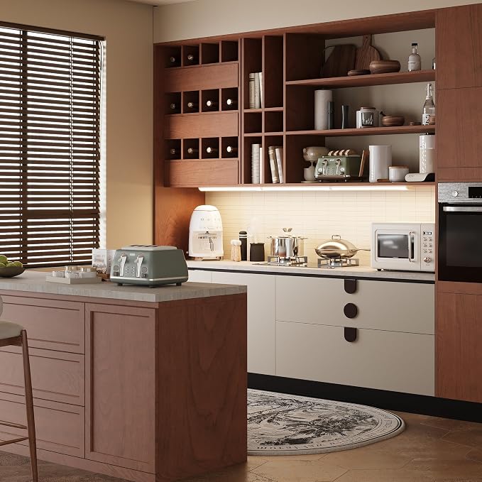 Inlight 40" LED Under Cabinet Lighting, 5 CCT Selectable 2700-5000 K, Dimmable, ETL-Listed, White Finished, IN-0208-5-WH