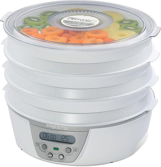 Presto Dehydro Electric Food Dehydrator and Dehydrating Trays Bundle