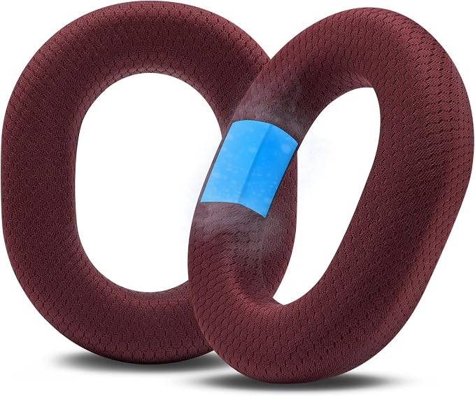 WC Freeze Blackshark V3 Pro – Cooling Gel Earpads Compatible with Razer BlackShark V3 Pro by Wicked Cushions | Enhanced Comfort, Cooling Gel Technology, Extra Thick | Red