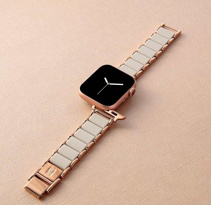 Anne Klein Silicone Adjustable Bracelet for Apple Watch