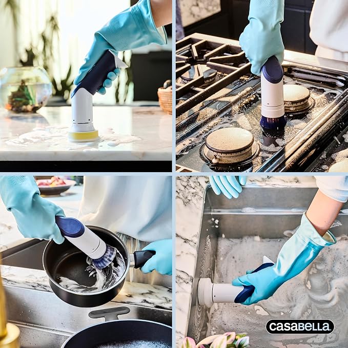Casabella Power Spin Handheld Scrubber