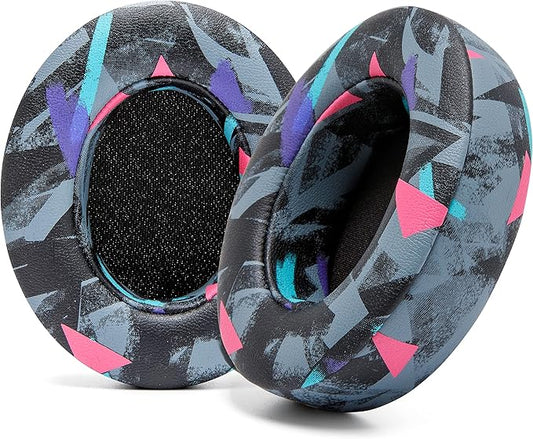 WC Wicked Cushions Replacement Ear Pads for Beats Studio 2 & 3 (B0501, B0500) Wired & Wireless | Does NOT Fit Beats Solo | Softer PU Leather, Enhanced Foam & Stronger Adhesive | 90's Black