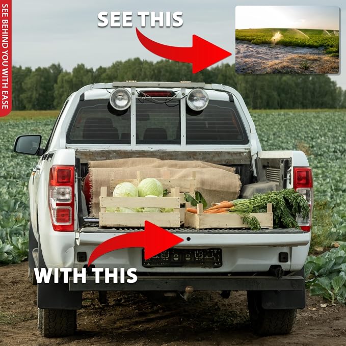 Switchback Solo Down Tailgate Backup Camera for Truck – Back Up Camera Plug & Play (Dodge, RAM 2013-2018 and 2019-2022 1500 Classic)