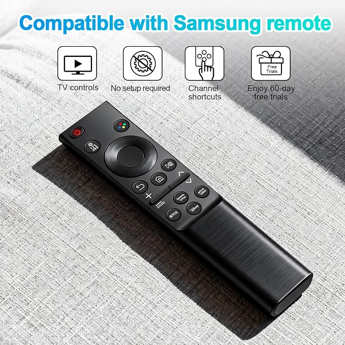 Universal for Samsung TV Remote Control Replacement, Compatible for All Samsung Remote Control for Smart TV Compatible with All S-amsung Smart Curved Frame QLED LED LCD HDTV Series TVs