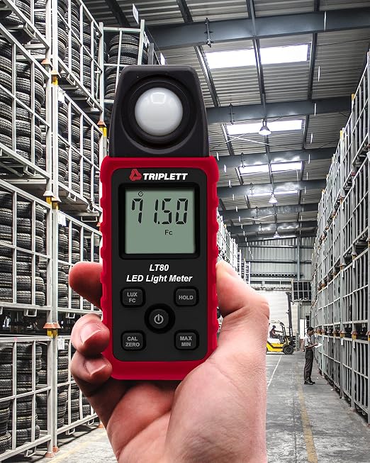 Triplett LT80 LED Illuminance/Light Meter up to 400,000 Lux / 40,000 Fc