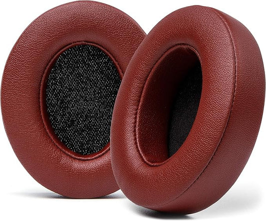WC Wicked Cushions Replacement Ear Pads for Beats Studio 2 & 3 (B0501, B0500) Wired & Wireless | Does NOT Fit Beats Solo | Softer PU Leather, Enhanced Foam & Stronger Adhesive | Burgundy