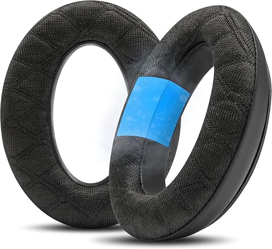 WC Freeze V2 QC45 – Cooling Gel Earpads Compatible with Bose QuietComfort 45, QuietComfort SE & QC Wireless (2023) by Wicked Cushions | Freeze V2 Cooling Fabric, Extreme Comfort | Black