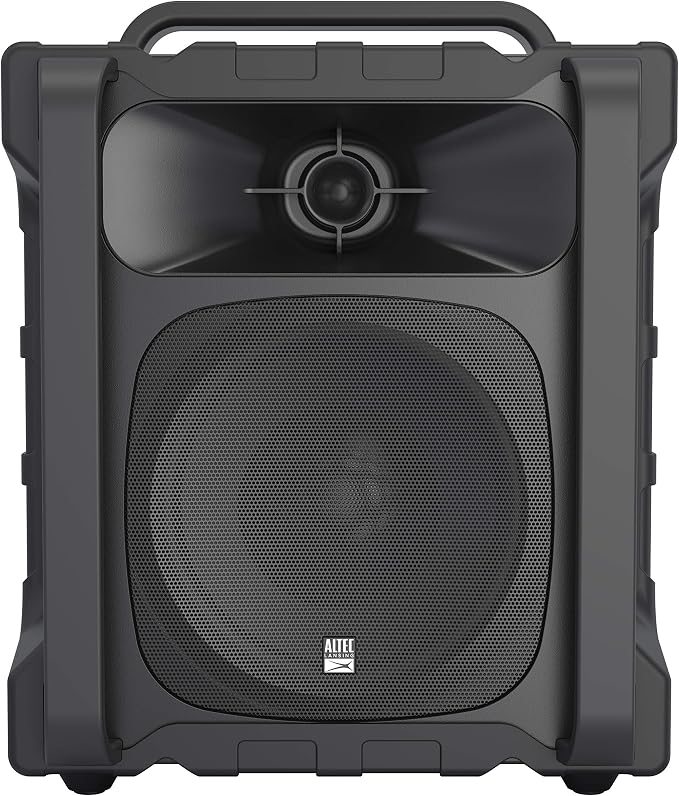 Altec Lansing Sonic Boom - Waterproof Bluetooth Speaker with Phone Charger, IP67 Outdoor Speaker, 3 USB Charging Ports, 50 Foot Range & 20 Hours Battery Life