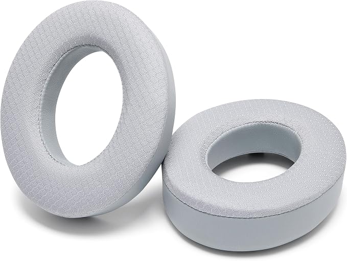 WC Freeze NC700 - Cooling Gel Ear Pads for Bose Noise Canceling 700 Headphones | Breathable Sports Fabric, Cooling Gel, Extra Thick & Cooler for Longer | Silver