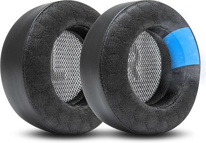 WC Freeze V2 Virtuoso Max - Cooling Gel Earpads for Corsair Virtuoso Max by Wicked Cushions | Extreme Comfort, New Freeze V2 Cooling Fabric, Extra Thick | Black