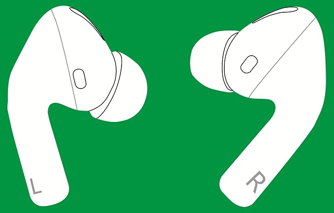 Meenova OEM Left and Right Earbuds Replacement for Pods Pro (1st Generation), A Pair of A2084 A2083 L & R Ear Sides Only, Compatible with Original Air Pros A2190 Charging Case Earpad, Not New Pod Pro