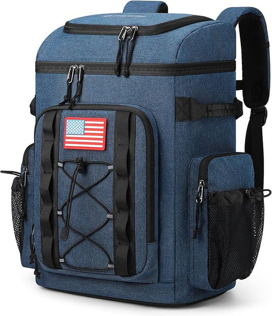 Maelstrom Backpack Cooler,Soft Lightweight Leakproof Cooler Backpack,Men Women 35/50 Can Insulated Cooler Bag,Keeps Hot/Cold for Up to 16 Hours,Perfect for Camping, Beach