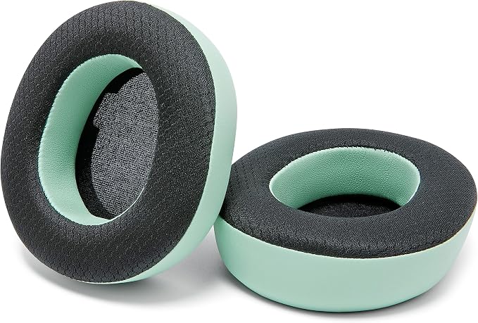 WC Freeze Nova Pro Wireless - Cooling Gel Earpads for Arctis Nova Pro Wireless, Nova Elite & Nova Pro Omni (Doesn’t Fit Other Models), by Wicked Cushions, Extra Thick & Comfortable | Mint