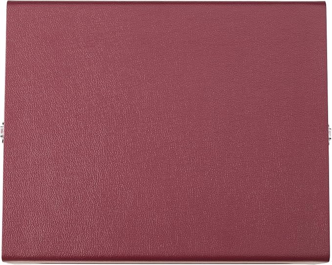 Crosley CR8017B-BU Voyager Vintage Portable Vinyl Record Player Turntable with Bluetooth in/Out and Built-in Speakers, Burgundy