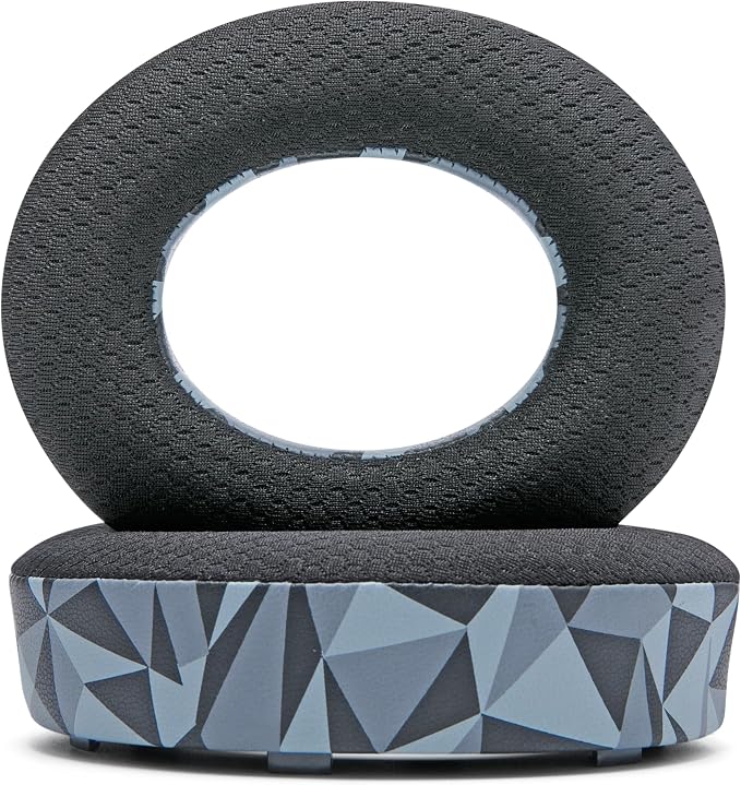 WC Freeze NC700 - Cooling Gel Ear Pads for Bose Noise Canceling 700 Headphones | Breathable Sports Fabric, Cooling Gel, Extra Thick & Cooler for Longer | Geo Grey