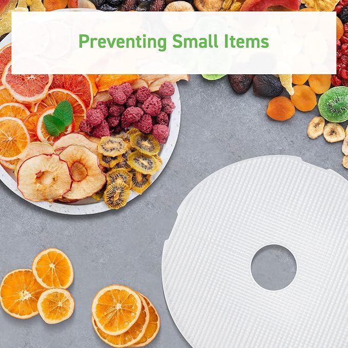 COSORI Food Dehydrator 5 Trays Butter Warmer & COSORI 2Pack BPA-Free Mesh Screens