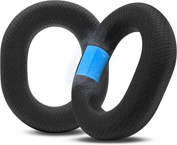 WC Freeze Blackshark V3 Pro – Cooling Gel Earpads Compatible with Razer BlackShark V3 Pro by Wicked Cushions | Enhanced Comfort, Cooling Gel Technology, Extra Thick | Black