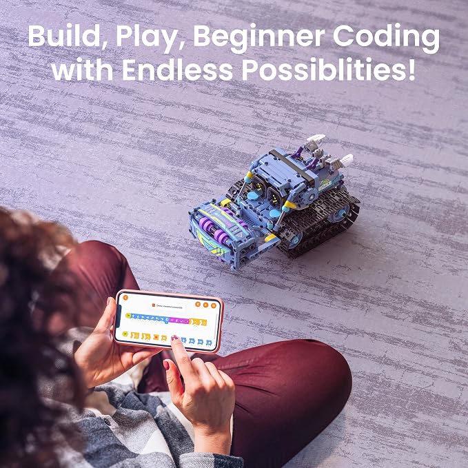 Bundle - 2 Items: Sillbird Solar Robot Toys & Robot Building Kit with Remote Control, Coding Christmas STEM Technic Toys for Birthday, DIY Science Educational Robotic Toys for Kids Teens