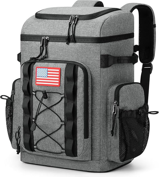 Maelstrom Backpack Cooler,Soft Lightweight Leakproof Cooler Backpack,Men Women 35/50 Can Insulated Cooler Bag,Keeps Hot/Cold for Up to 16 Hours,Perfect for Camping, Beach