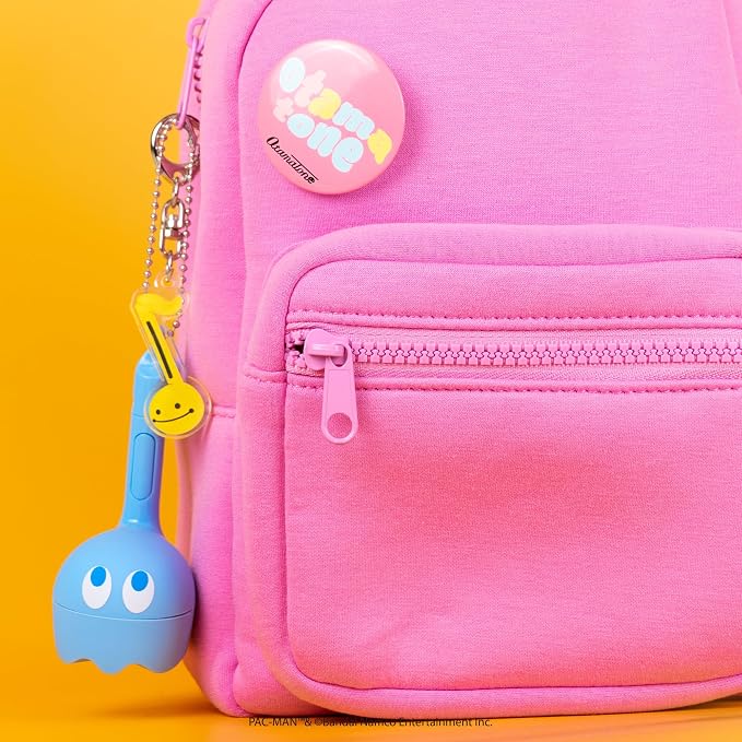 Otamatone Melody Original PAC-Man Electronic Portable Music Toy Player Synthesizer from Japan by Maywa Denki Officially Licensed Merchandise with English Instructions Keychain Accessory - Inky