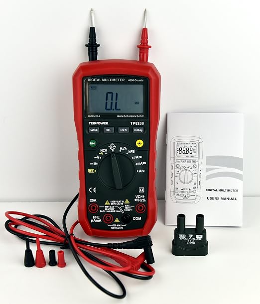 Tekpower TP8268 AC DC Auto/Manual Range Digital Multimeter with NCV Feature