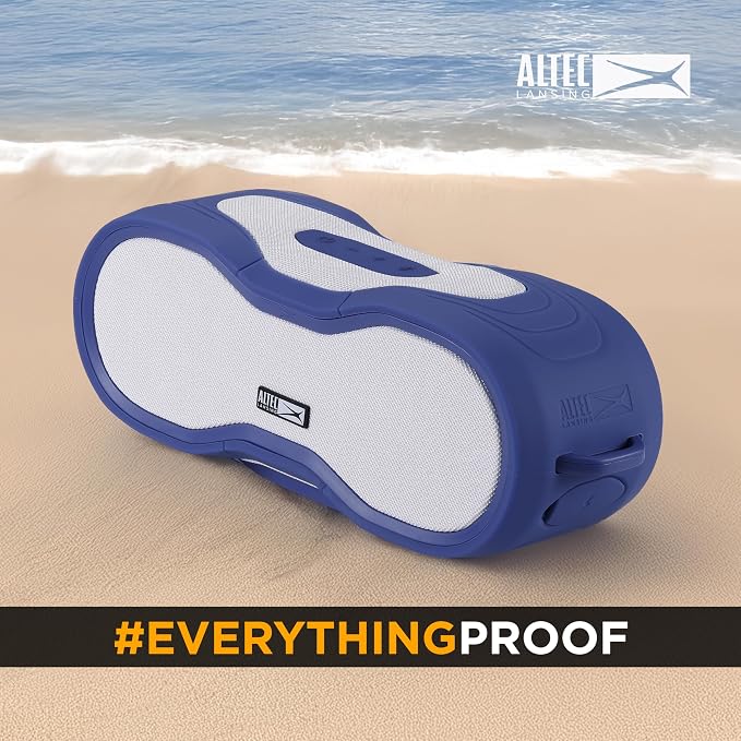Altec Lansing - Portable Bluetooth Speaker, Waterproof IP67