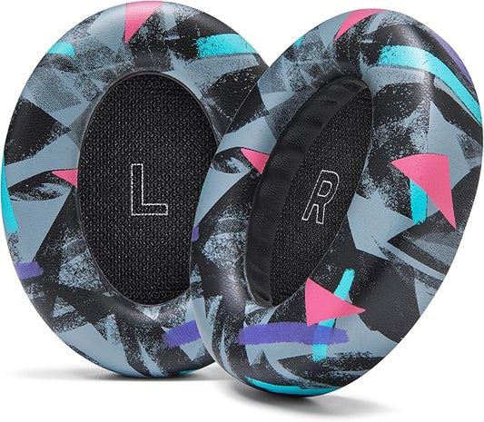 WC PadZ QC Ultra – Upgraded Replacement Earpads Compatible with Bose QuietComfort Ultra Gen 1 & Gen 2 by Wicked Cushions | Enhanced Comfort, Thickness & Durability | 90's Black