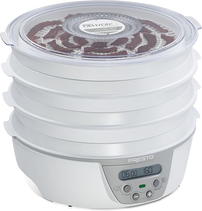 Presto Dehydro Electric Food Dehydrator and Dehydrating Trays Bundle