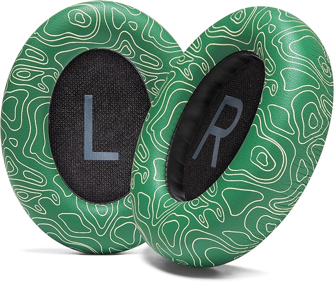 WC Wicked Cushions Upgraded Replacement Ear Pads for Bose 700 Noise Cancelling Headphones (NC700) - Softer PU Leather, Luxurious Memory Foam, Added Thickness, Extra Durable Ear Cushions | Emerald Tide