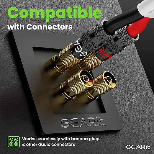 GEARit 8 Gauge Electrical Wire Cable,8 AWG 50 Ft Landscape Wire,Marine Grade Tinned Copper Wires for Automotive,Outdoor,Speaker, Lamp,Trailer,Car