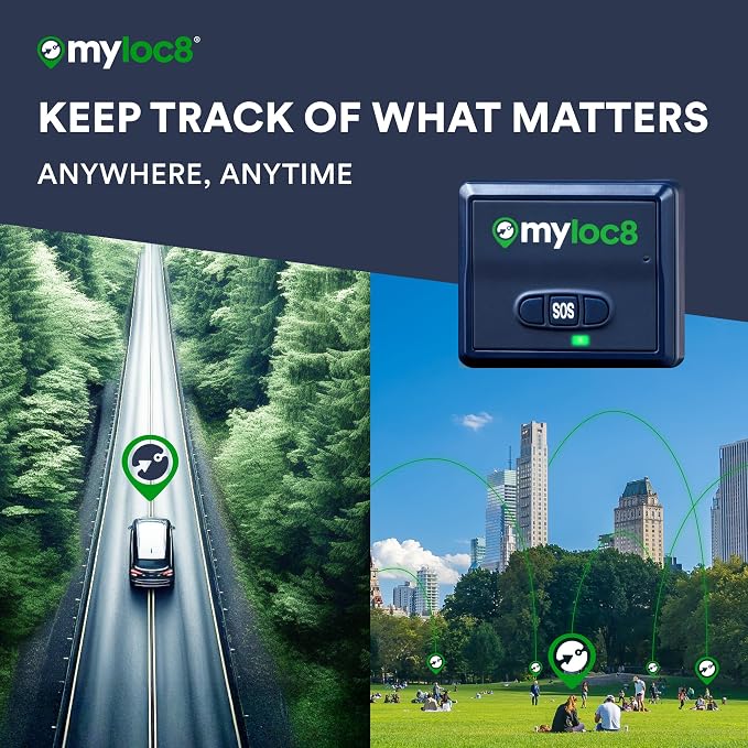 GPS Tracker for Vehicles with Magnet – 4G LTE Real-Time Location Device with App, Long Life Battery – Anti-Theft GPS Tracker for Car, Motorcycle, Scooter, Bike (Subscription Required)