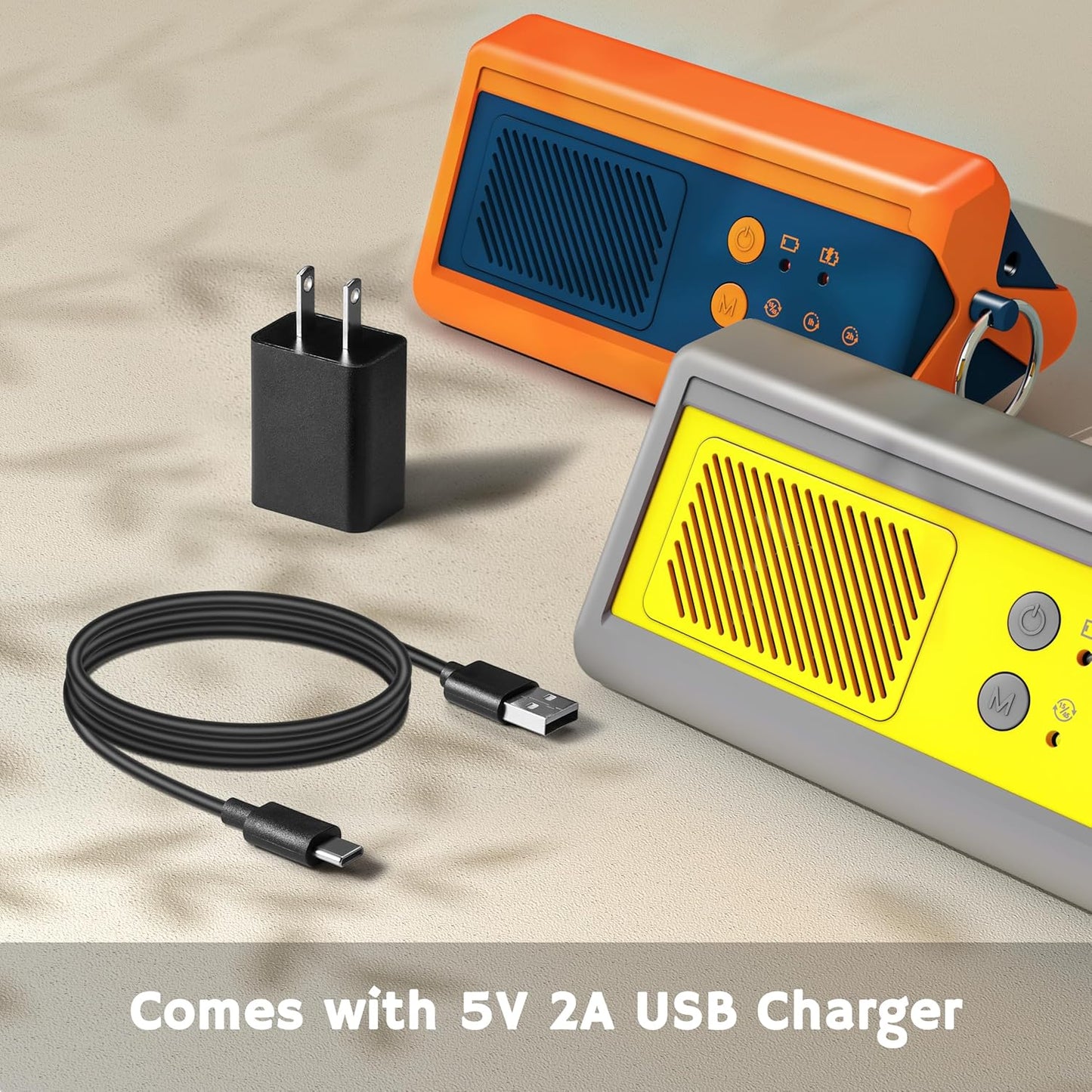 Airthereal PA1K-GO 1,000mg/h Portable Ozone Generator - Cordless Battery Powered Odor Eliminator for Car, Hotel Rooms, Offices, Bathrooms, and Small Spaces(Yellow)