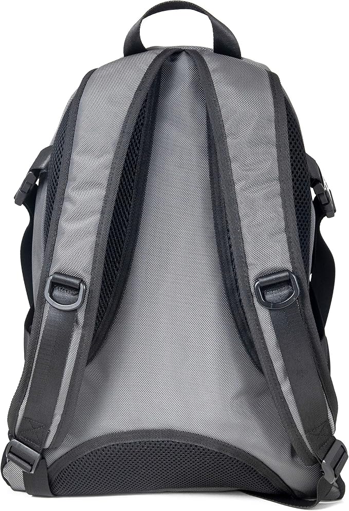 Dime Bags Backpack For Travel & School, Water-Resistant Exterior, 9 Storage Compartments & 2 Side Bottle Pockets, Fits 17” Laptop, Adjustable Padded Straps, Hidden Internal Pocket (Graphite)