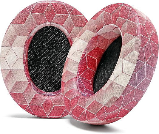 WC Wicked Cushions Replacement Ear Pads for Beats Studio 2 & 3 (B0501, B0500) Wired & Wireless | Does NOT Fit Beats Solo | Softer PU Leather, Enhanced Foam & Stronger Adhesive | Hex Red