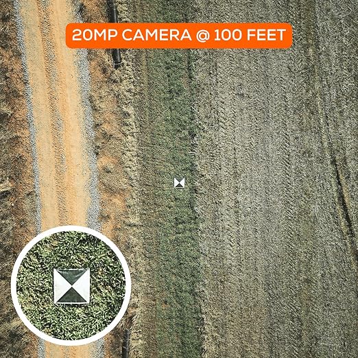 Sky High Bull's-Eye (24”x24”) Drone Ground Control Point (GCP) - UAV Aerial Target for Mapping & Surveying (6 Pack) | Iron Cross Center Passthrough (Black/White Markers)