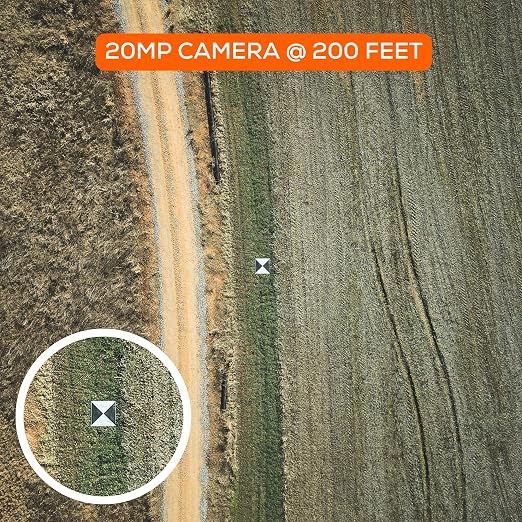 Sky High Bull's-Eye (48"x48") XL Degradable Drone Ground Control Point GCP with 30 Staples (Black/White Iron Cross) | Aerial Targets for Drone Mapping & Surveying | Compatible with DroneDeploy & Pix4D