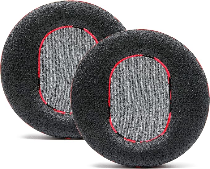 WC Freeze Maxwell - Cooling Gel Replacement Earpads for Audeze Maxwell Headphones by Wicked Cushions - Elevate Comfort, Durability, Thickness & Sound Isolation for Epic Gaming Sessions | Red Camo