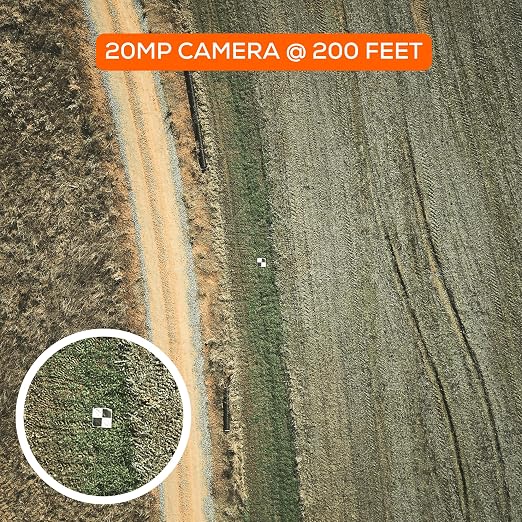 Sky High Bull's-Eye (24"x24") Degradable Drone Ground Control Point GCP with 30 Staples (Black/White Checkerboard) | Aerial Targets for Drone Mapping & Surveying | Compatible with DroneDeploy & Pix4D