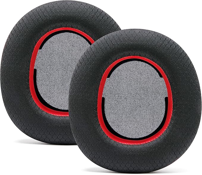 WC Freeze Nova Pro Wireless - Cooling Gel Earpads for Arctis Nova Pro Wireless, Nova Elite & Nova Pro Omni (Doesn’t Fit Other Models), by Wicked Cushions, Extra Thick & Comfortable | Red