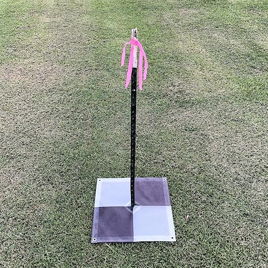 Sky High Bull's-Eye (24"x24") Drone Ground Control Point GCP - UAV Aerial Target for Mapping & Surveying (6 Pack) | Center Passthrough (Black/White Markers) | Pix4D & DroneDeploy Compatible